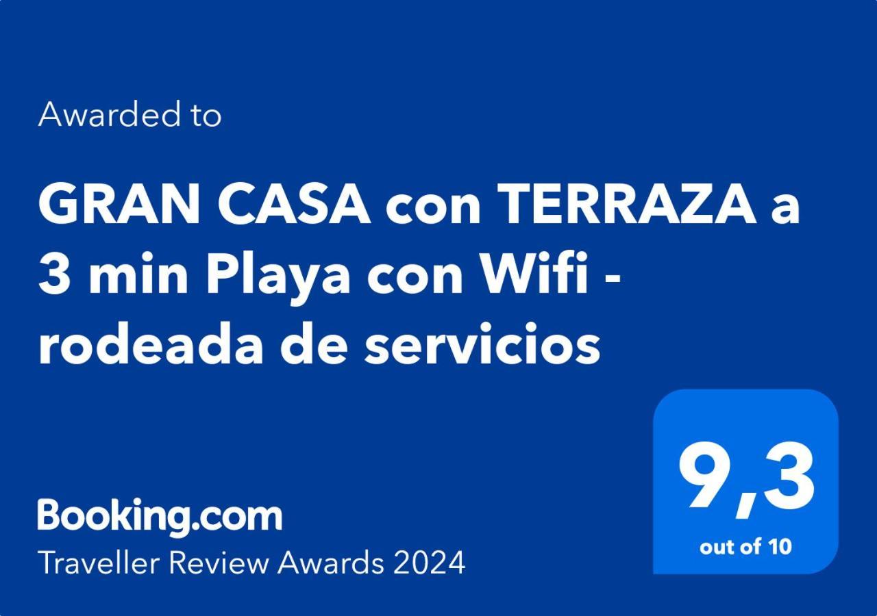 Gran Casa Con Terraza A 3 Min Playa Con Wifi - Rodeada De Servicios Рокетас де Мар Екстериор снимка